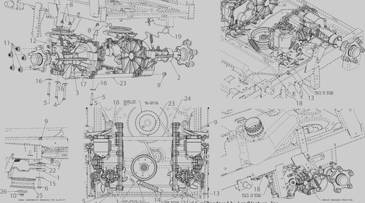 Drive Diagram and Parts List for ZTX6-54KW (47RIAHA7010)(2022) Cub Cadet Lawn Tractor